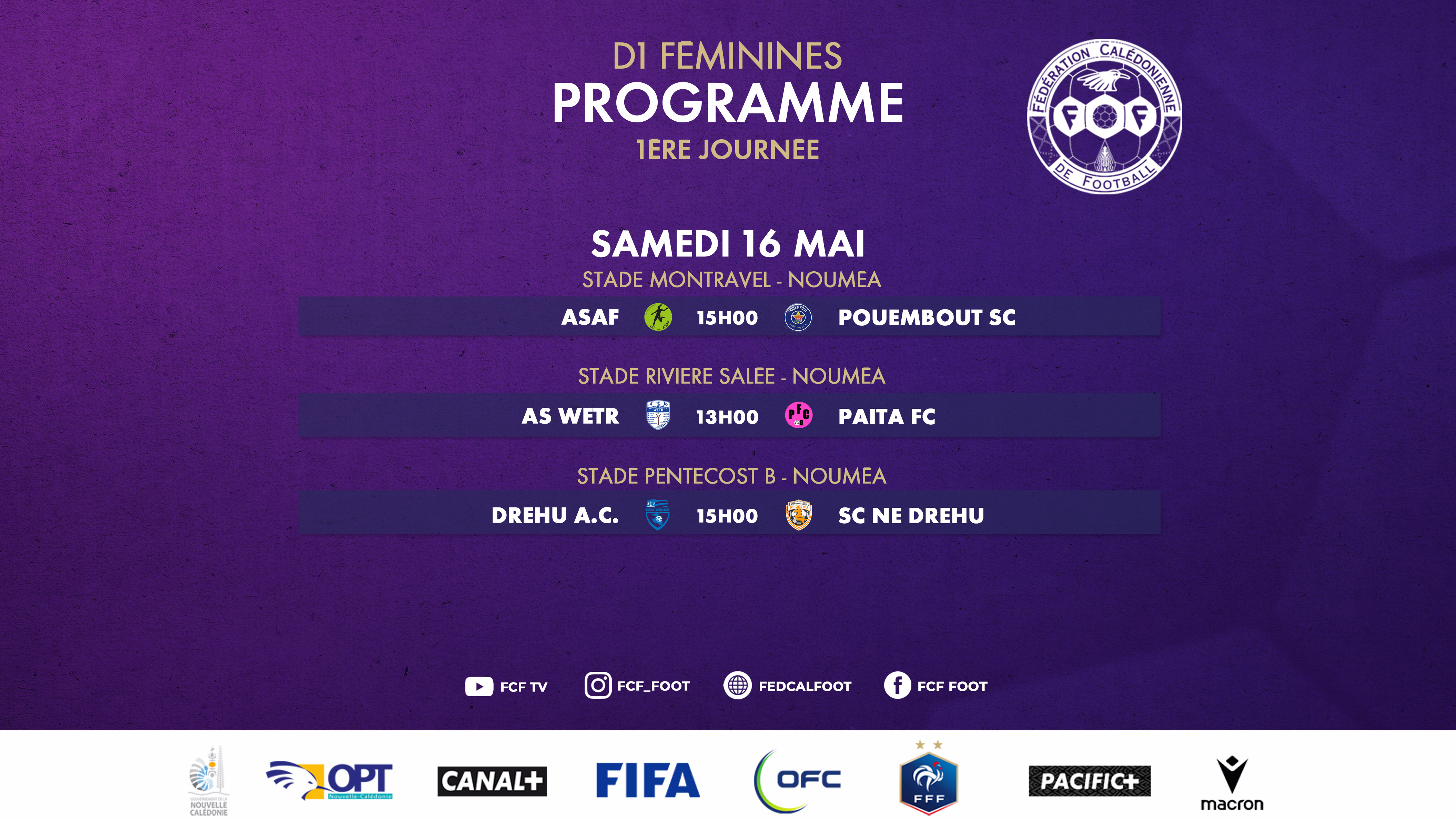 Les Féminines dans les starting-blocks | Coup d'envoi de la saison du Football féminin = ce SAMEDI 16 MAI