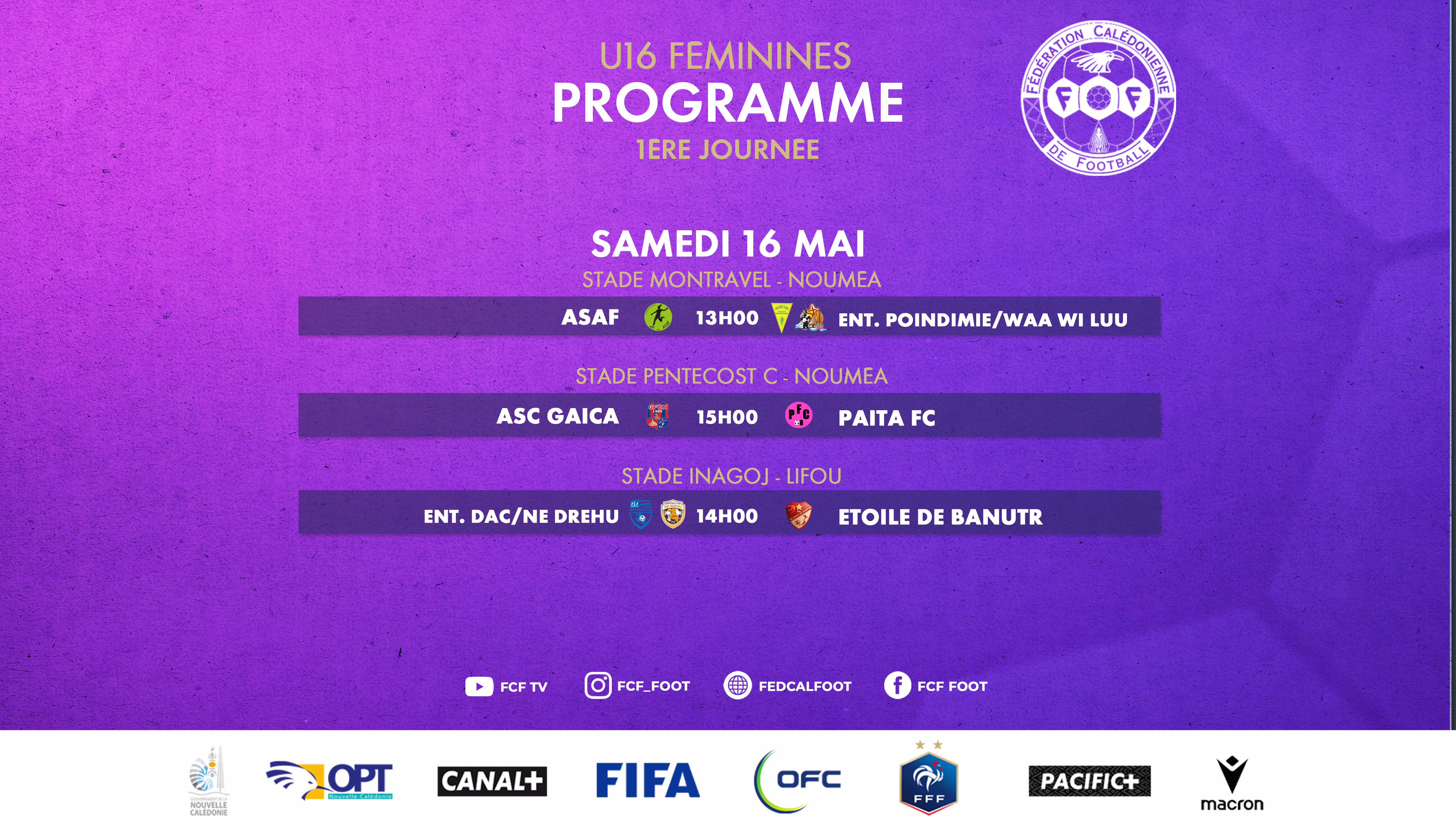 Les Féminines dans les starting-blocks | Coup d'envoi de la saison du Football féminin = ce SAMEDI 16 MAI
