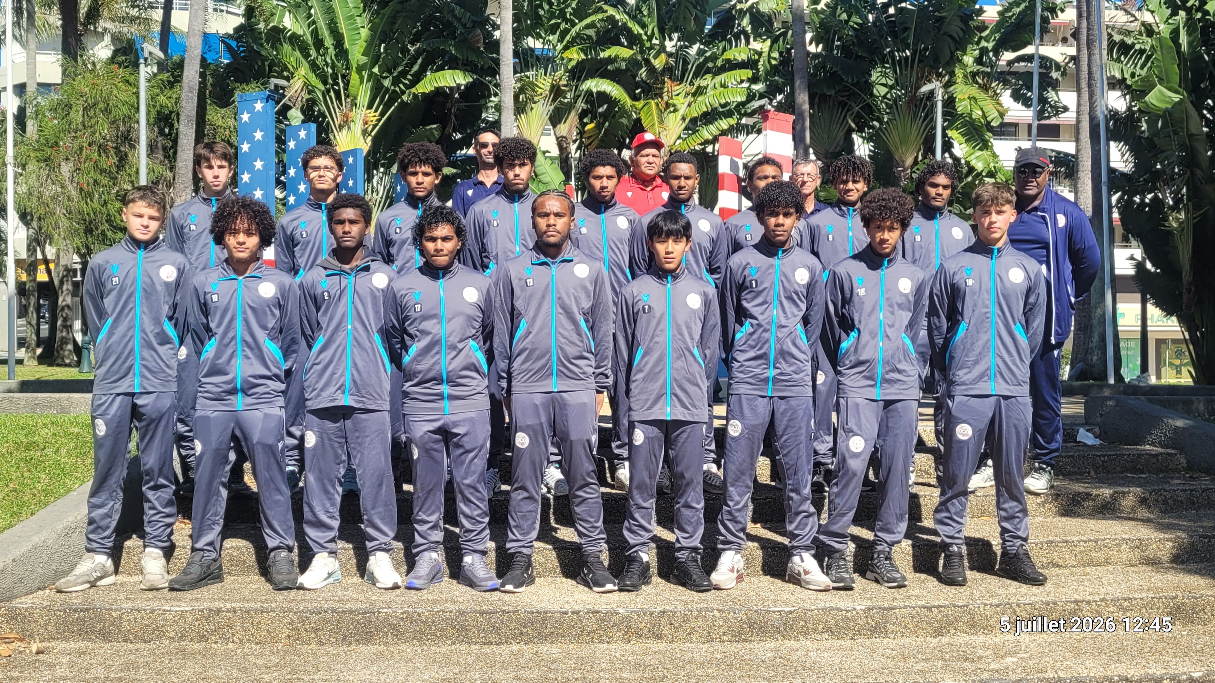 La sélection U16 garçons en route pour la Papouasie-Nouvelle-Guinée.