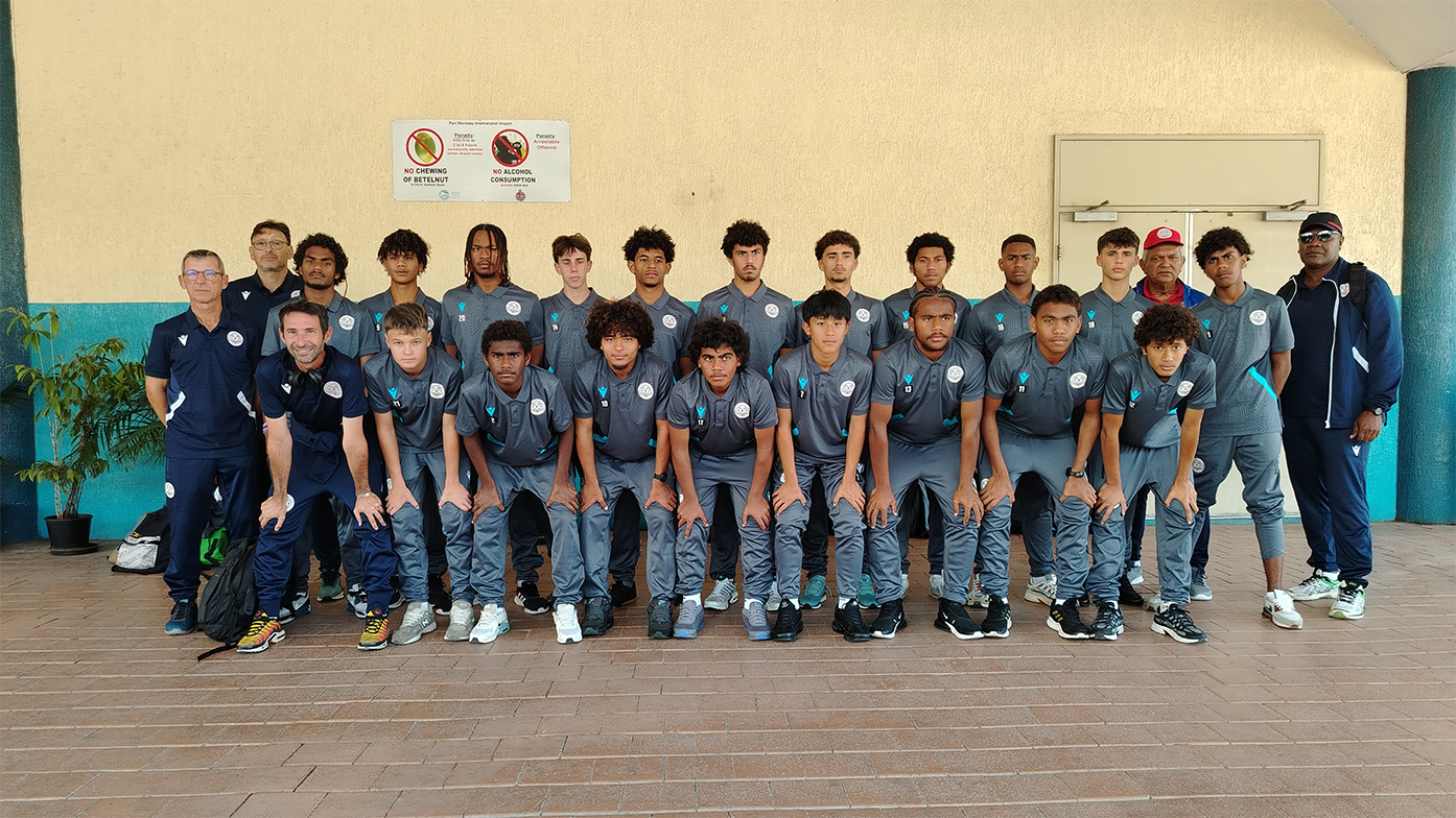 Les U16 calédoniens sont arrivés en Papouasie-Nouvelle-Guinée