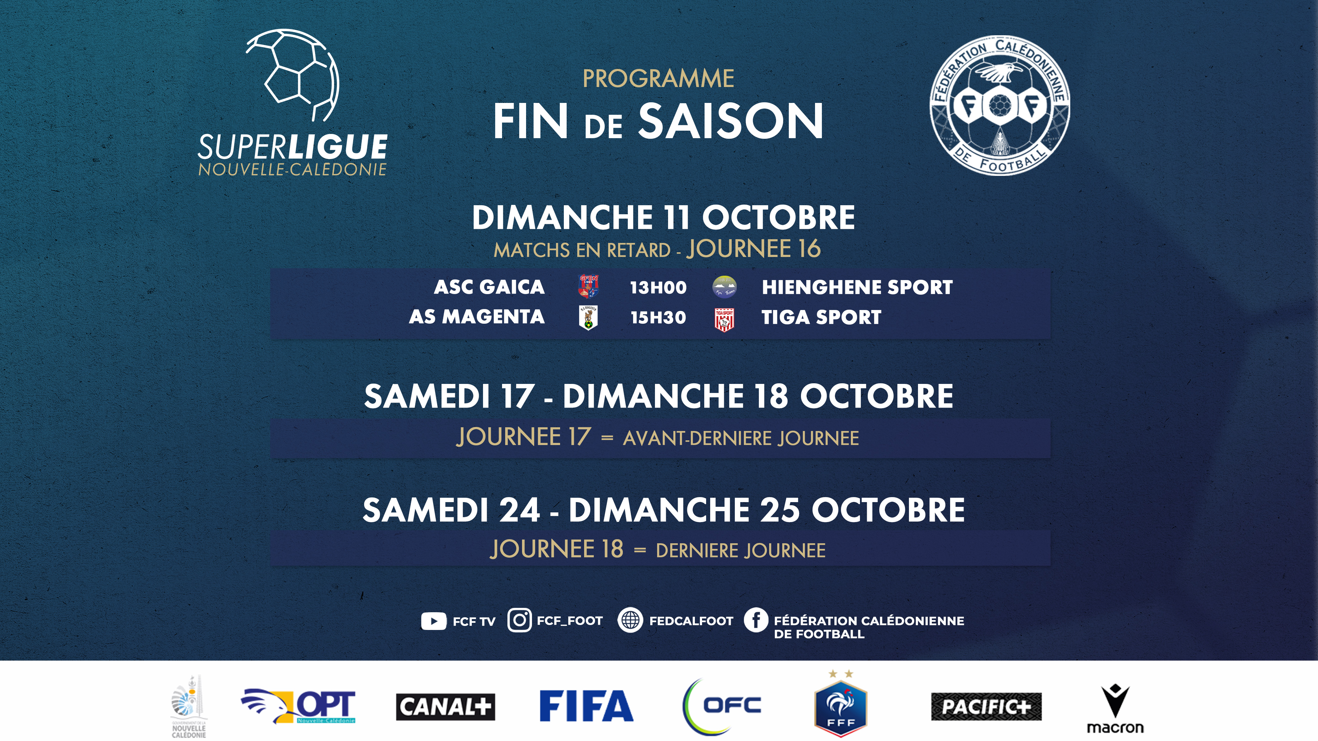 PROGRAMME de FIN DE SAISON | SUPER LIGUE
