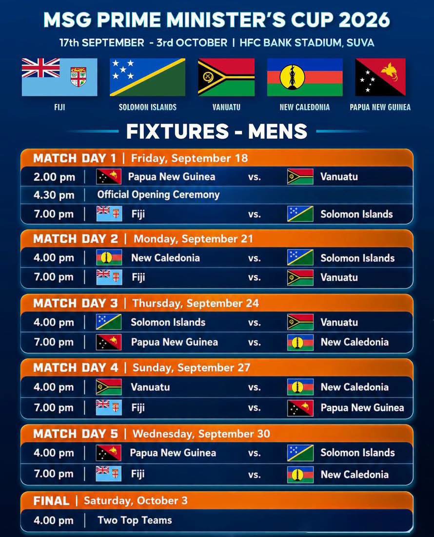 Coup d'envoi ce dimanche pour les FILLES, ce lundi pour les GARÇONS | MSG CUP 2026 (programmes complets mis à jour)