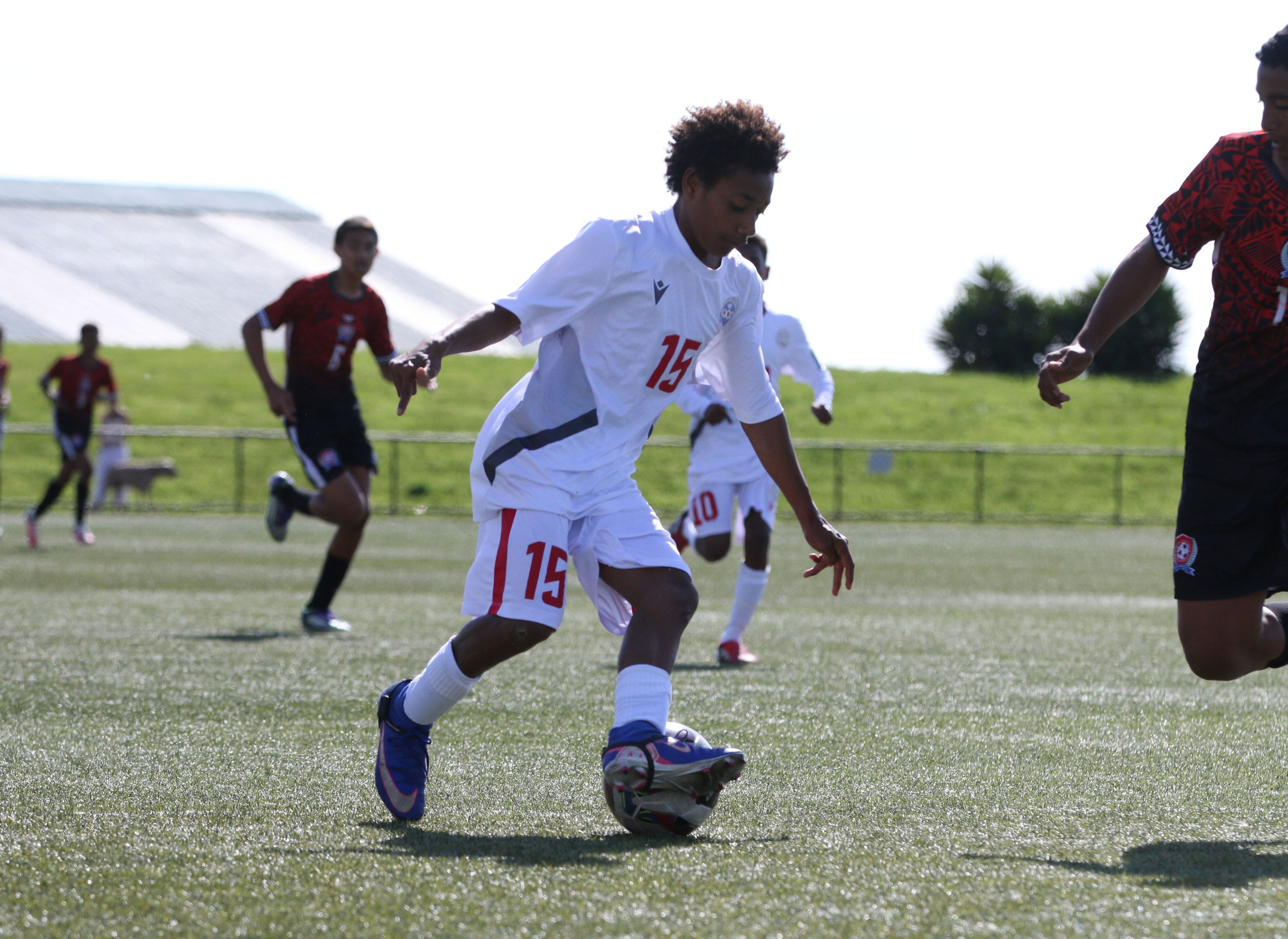 Les jeunes académiciens FCF sont à AUCKLAND afin de disputer le tournoi U15 de développement. Photos Phototek pour OFC