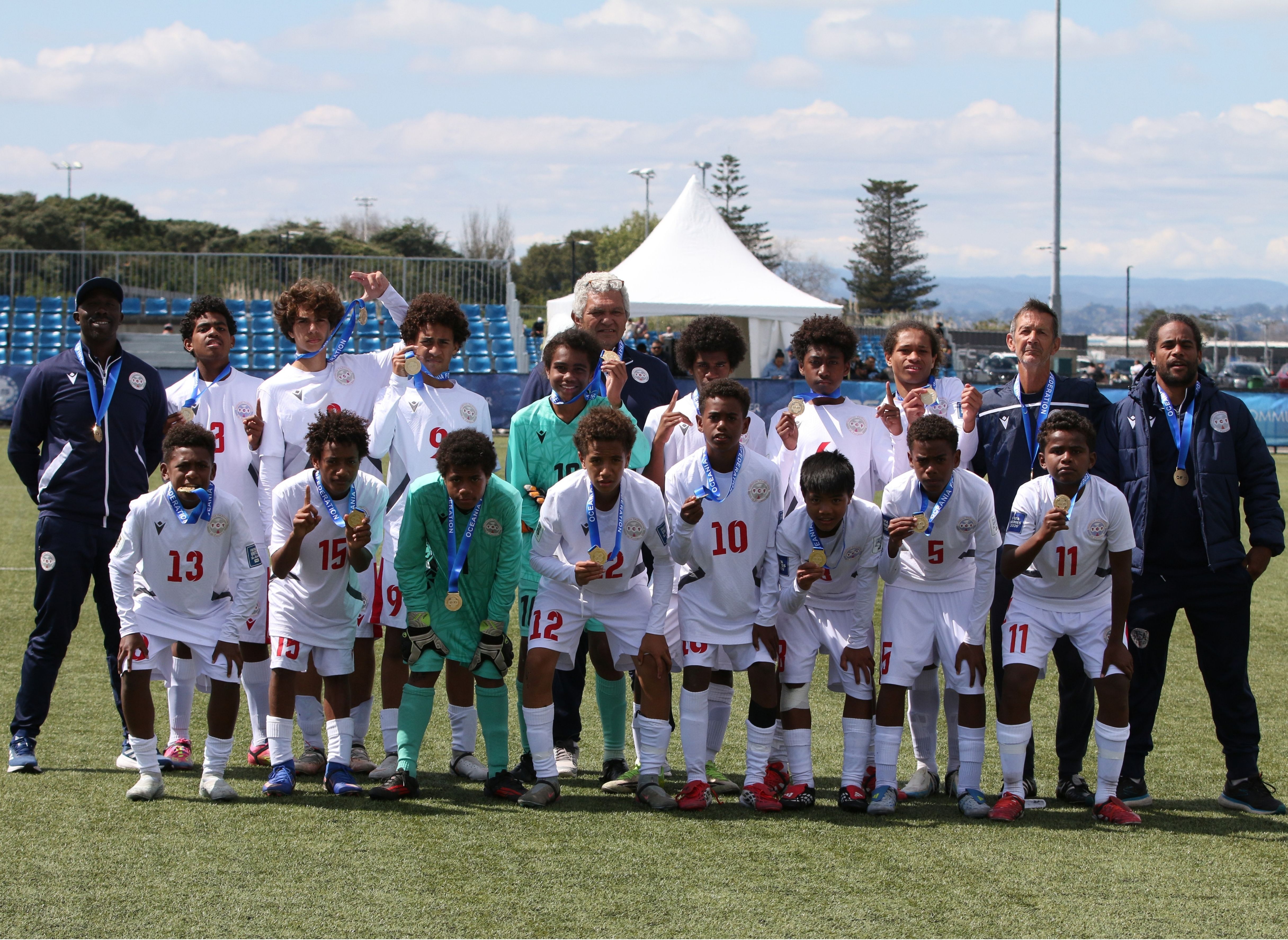 Les académiciens clôturent leur tournoi par une victoire contre les TONGA (3-0) | Tournoi de développement U15 de l'OFC
