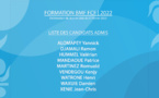 La liste des candidats ADMIS au BMF 2022 | FCF
