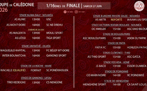 La Coupe de Calédonie 2026 débute ce week-end