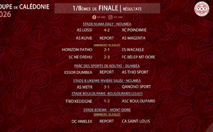 Coupe de Calédonie 2026 : les premiers qualifiés connus, trois rencontres reprogrammées ce week-end