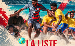 La LISTE des 13 CAGOUS pour TAHITI / Coupe des Nations BEACH SOCCER de l'OFC (Tahiti, du 22-31 octobre)