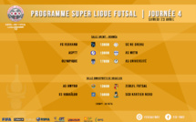 Programme du week-end : SUPER LIGUE FUTSAL - U18 et Filles seniors FCF